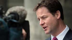 Nick Clegg, Deputy Prime Minister, fighting fo further changes in income tax